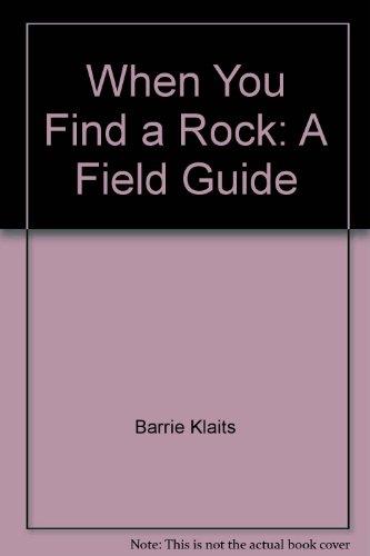Book When you find a rock: A field guide free