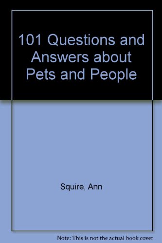 Book 101 Questions and Answers About Pets and People free