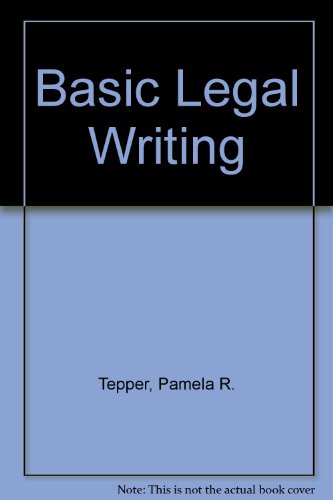 Book Basic Legal Writing free