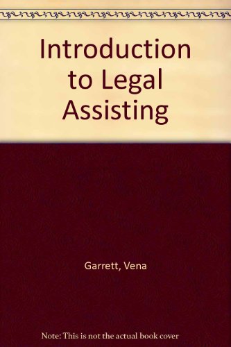Book Introduction to Legal Assisting free