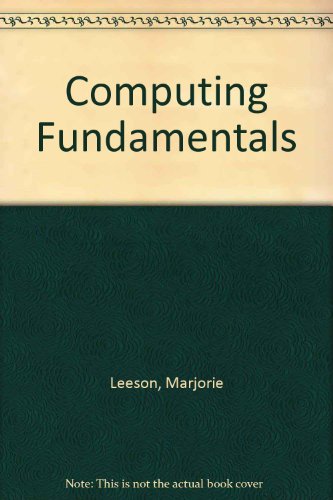 Book Computing Fundamentals free