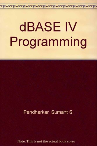 Book Dbase Iv Programming, Text With 3.5 free