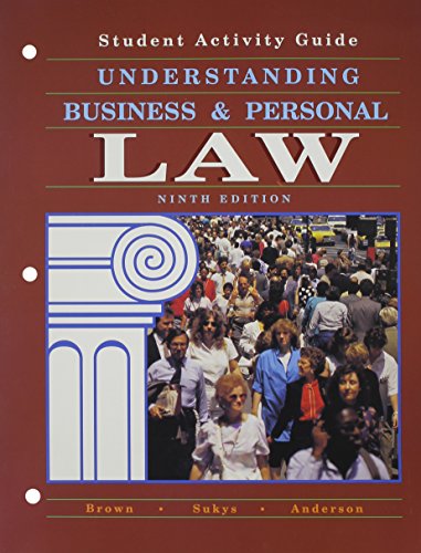 Book Understanding Business and Personal Law free