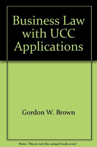 Book Business Law with UCC Applications free