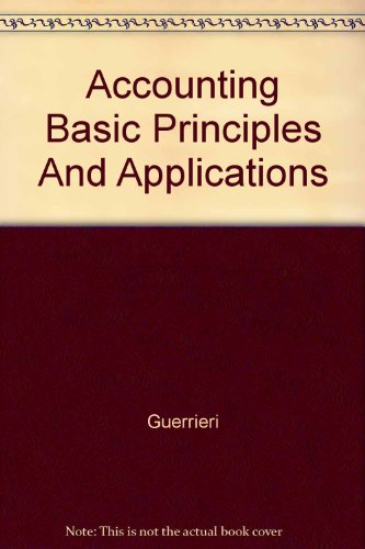 Book Accounting Basic Principles And Applications free