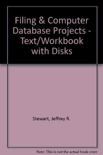 Book Filing and Computer Database Management Projects free