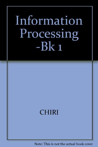 Book Information Processing: Book 1 free