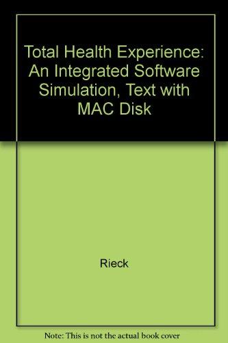 Book Total Health Experience: An Integrated Software Simulation, Text with MAC Disk free