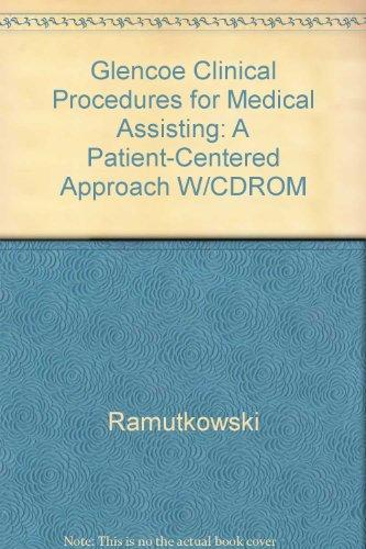 Book Glencoe Clinical Procedures For Medical Assisting: A Patient-Centered Approach free
