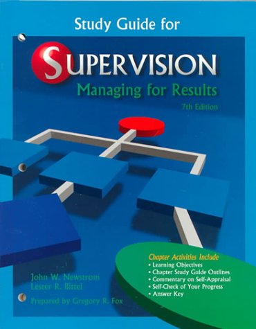 Book Supervision Managing for Results free