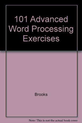Book 101 Advanced  Word Processing Exercises free