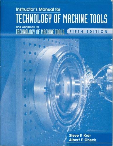Book Instructor's Manual & Workbook For Technology Of Machine Tools, 5th Edition free
