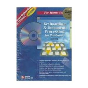 Book Keyboarding & Document Processing For Windows: For Home Use : For Use With Wordperfect 6.1 free