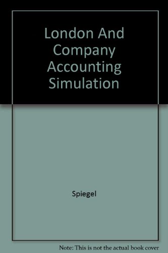 Book London And Company Accounting Simulation free