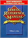 Book Gregg Reference Manual, Basic Worksheets: Grammar, Usage, and Style free