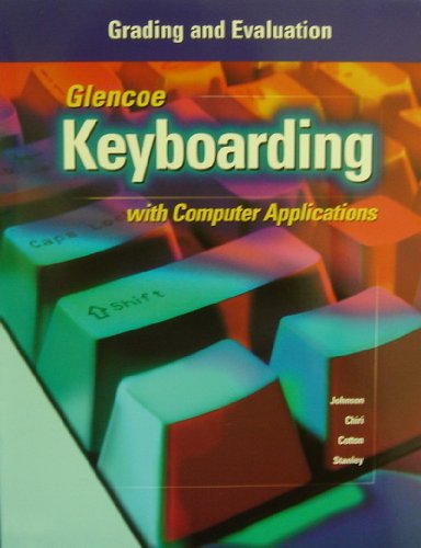 Book Keyboarding With Computer Application: Grading & Evaluation free
