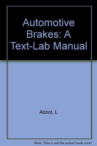 Book Automotive Brakes (glencoe Automotive Technology Series) free