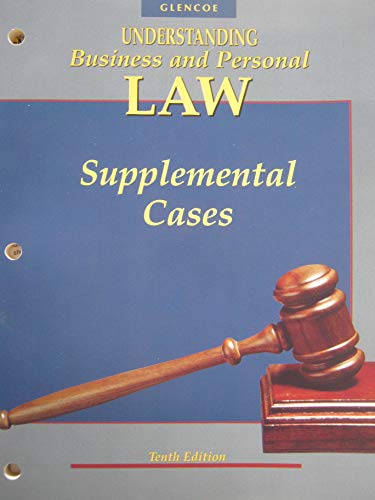 Book Understanding Business and Personal Law: Supplemental Cases free