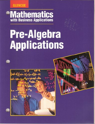 Book Mathematics With Business Applications - Pre-algebra Applications free