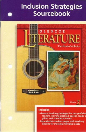 Book Inclusion Strategies Sourcebook (glencoe The Reader's Choice, Teacher's Edition Course 2) free