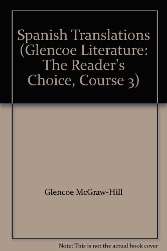 Book Spanish Translations (glencoe Literature: The Reader's Choice, Course 3) free