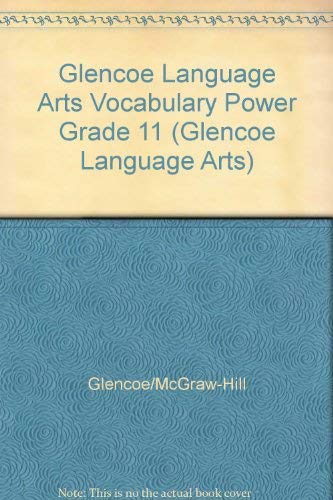 Book Glencoe Language Arts Vocabulary Power Grade 11 (Glencoe Language Arts) free