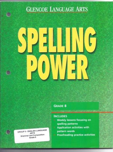 Book Glencoe Language Arts Spelling Power Blackline Masters Grade 8 free