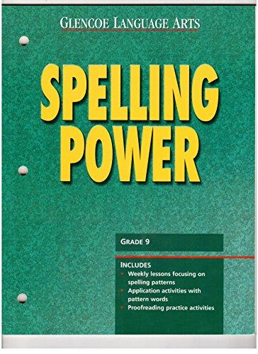 Book Glencoe Language Arts Spelling Power Blackline Masters Grade 9 free