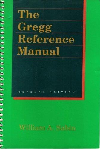 Book Gregg Reference Manual 7ED free