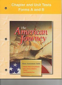 Book Glencoe The American Journey History Chapter and Unit Tests Forms A and B free
