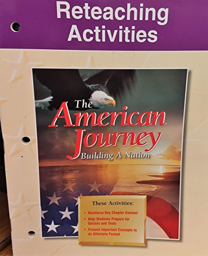 Book Reteaching Activities (the American Journey Building A Nation) free