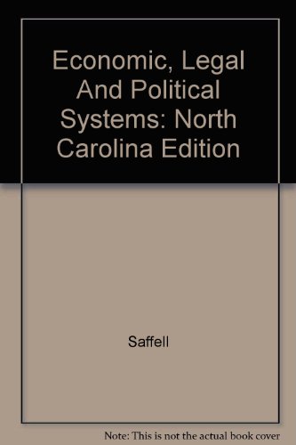 Book Economic, Legal And Political Systems: North Carolina Edition free