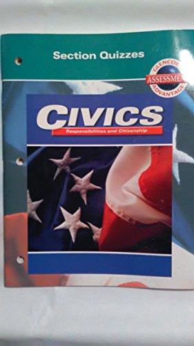 Book Civics Responsibilities And Citizenship Section Quizzes Isbn 0028219953 free