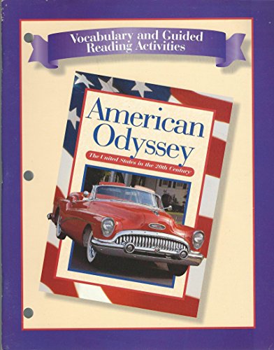Book Vocabulary & Guided Reading Activities (American Odyssey) (1998-05-03) free