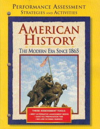 Book American History: The Modern Era Since 1865: Performance Assessment free