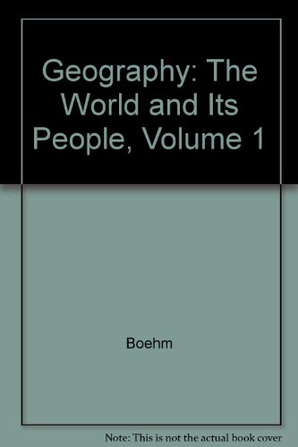 Book Geography: The World and Its People free