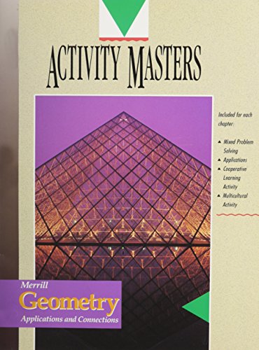 Book Merrill Geometry: Applications and Connections/Activity Masters free