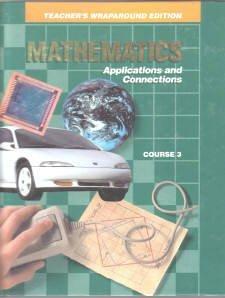 Book Teacher's Wraparound Edition Mathmatics Applications and Connections Course 3 free