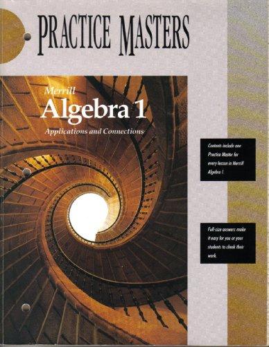 Book Merrill Algebra 1 Applications and Connections Practice Masters free