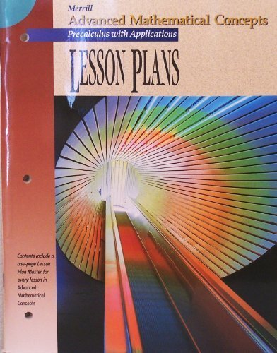 Book Lesson Plans (advanced Mathematical Concepts Precalculus With Applications) free
