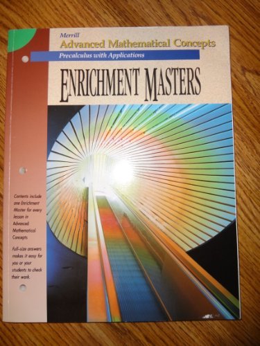 Book Enrichment Masters (Merrill Advanced Mathematical Concepts: Precalculus) free
