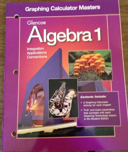 Book Algebra 1; Graphing Calculator Masters free
