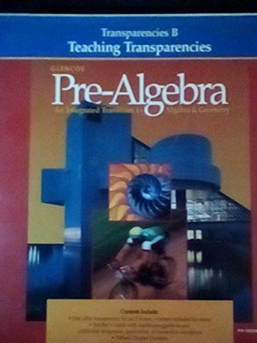 Book Teaching Transparencies B (Glencoe Pre-Algebra) free