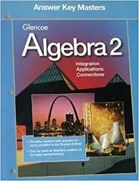 Book Glencoe Algebra 2: Answer Key Masters free