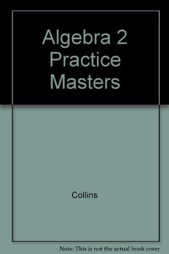 Book Algebra 2 Practice Masters free