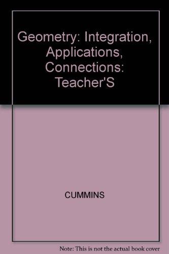 Book Glencoe Geometry Integration Applications Connections, Teachers Wraparound Edition free