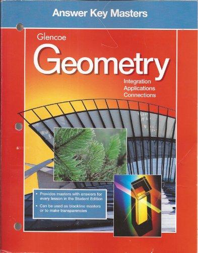 Book Glencoe Geometry: Integration, Applications, Connections - Answer Key Masters free
