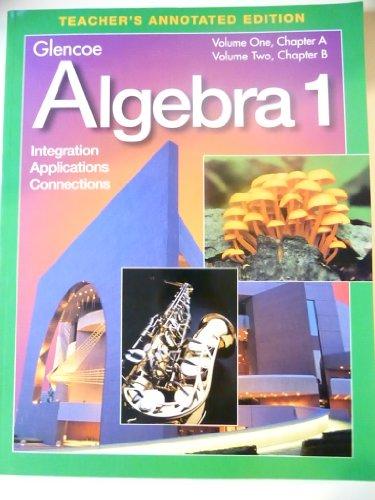 Book Glencoe Algebra 1, Teacher's Annotated Edition (Volume One, Chapter A - Volume Two, Chapter B) free