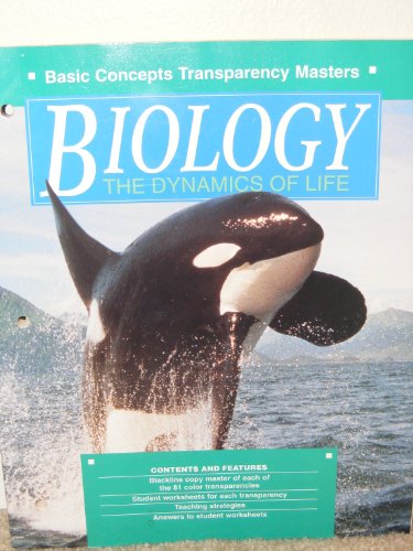 Book Biology**the Dynamics Of Life**basic Concepts Transparency Masters free