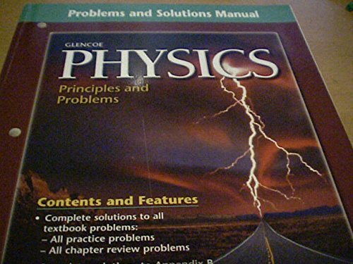 Book Problems & Solutions Manual For Physics Principles and Problems (P) (TM) free